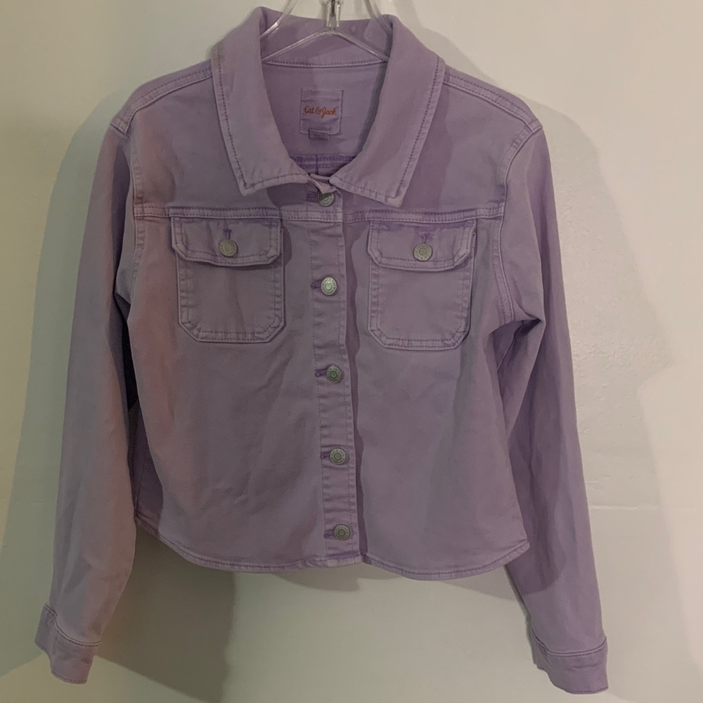Cat & Jack Women's Lavender Jean Jacket